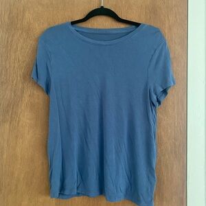 Soft Blue Woven Women's Top